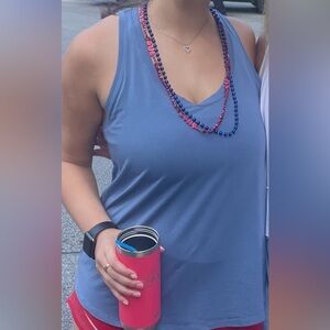 lululemon athletica Blue Tank Top